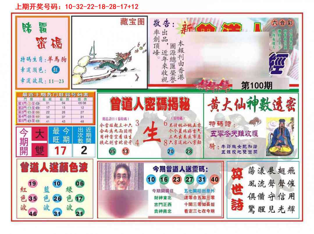 100期赢钱一经[图]