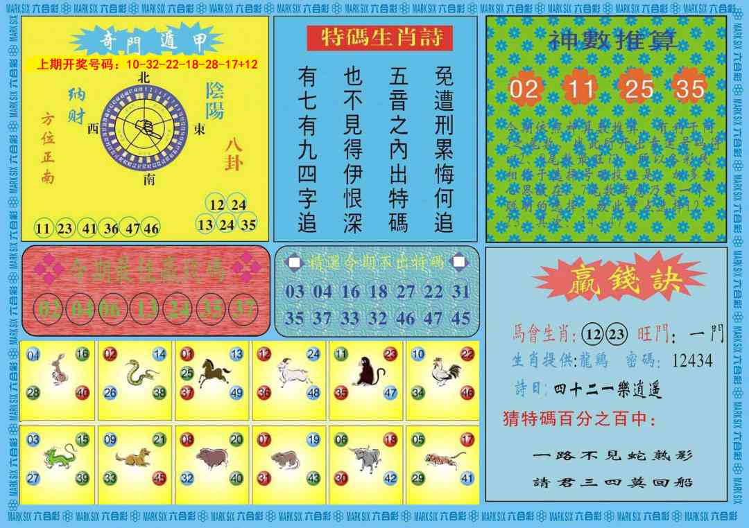 100期黄大仙灵码B[图]